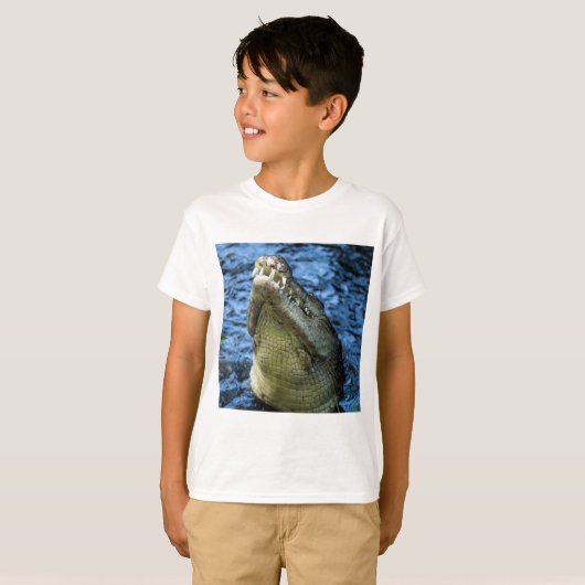 T-shirt Crocodile Dents Eau (Devant entier)