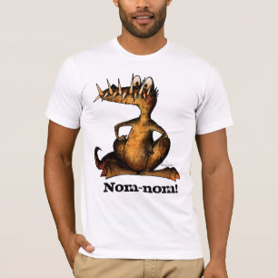 T-shirt Crocodile drôle de monstre de Nom-nom