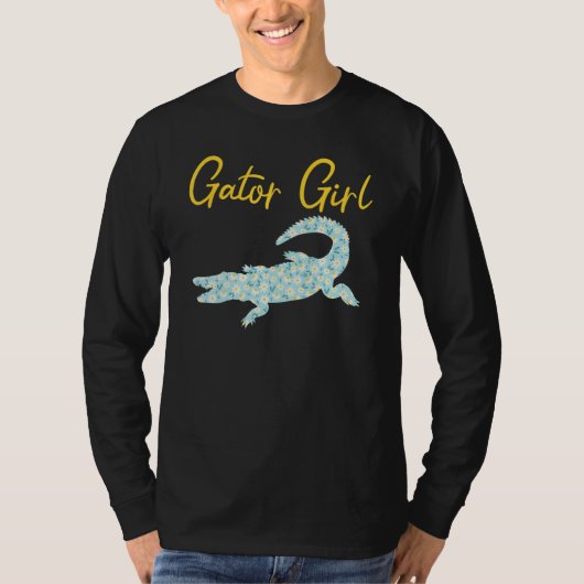 T-shirt Crocodile du gardien de zookeeper de la fille Gato (Devant)