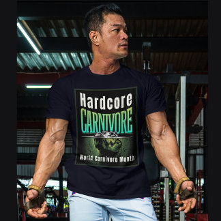 T-shirt Crocodile du mois du carnivore mondial Hardcore Ca