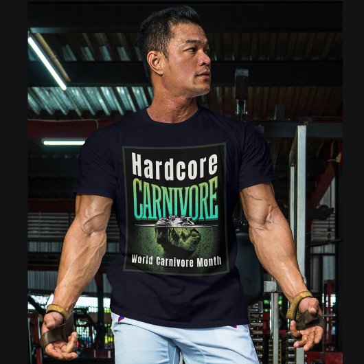 T-shirt Crocodile du mois du carnivore mondial Hardcore Ca