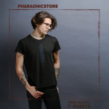 Crocodile égyptien prédynastique noir et bleu