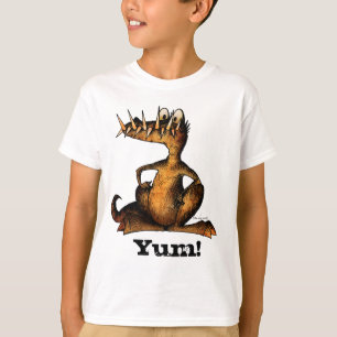 T-shirt Crocodile fait sur commande de monstre d'enfants
