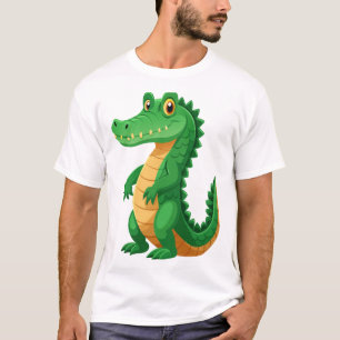 T-shirt Crocodile Généré par l'IA