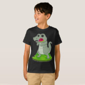 T-shirt Crocodile Halloween Zombie (Devant entier)