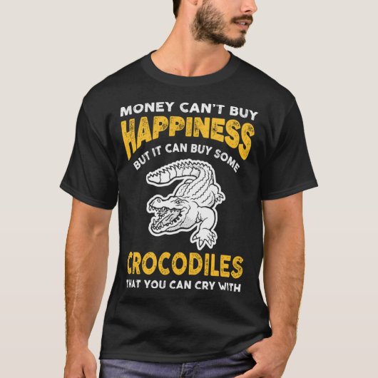 T-shirt Crocodile Joke Saying For Croc Handler (Devant)