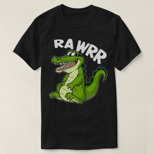 T-shirt Crocodile mignon Alligator Croc Reptile (Design devant)