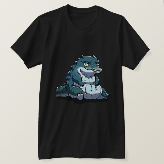 T-shirt Crocodile mignon - Crocodile mignon (Design devant)