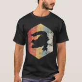 T-shirt Crocodile noir (Devant)