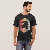 T-shirt Crocodile noir (Devant entier)