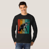 T-shirt Crocodile rétro (Devant entier)