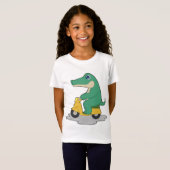 T-Shirt Crocodile Scooter (Devant entier)