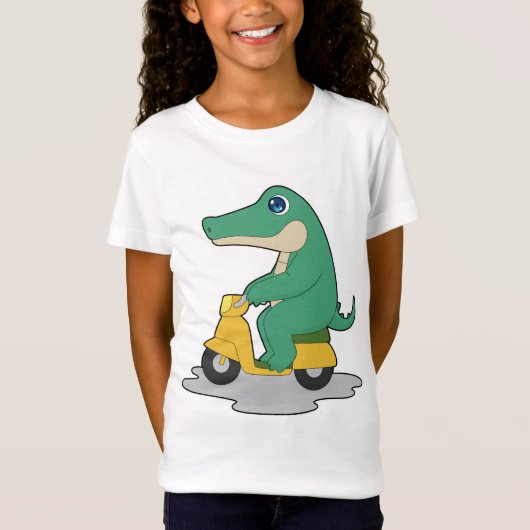 T-Shirt Crocodile Scooter (Devant)