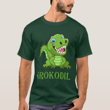 crocodile vert foncé