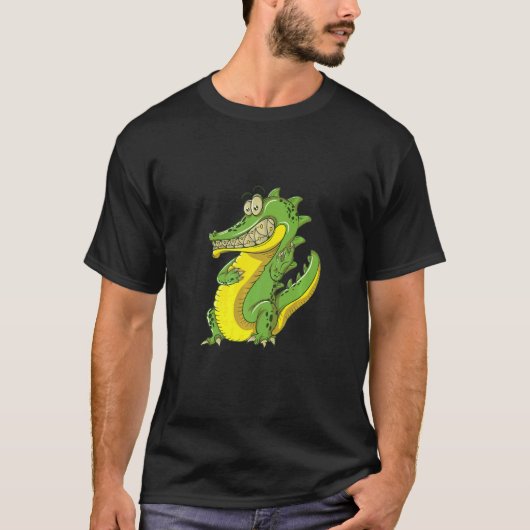 T-shirt Crocodile with Braces (Devant)