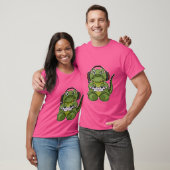 T-shirt Crocodile With Gaming Controller I Funny Gaming I  (Unisexe)