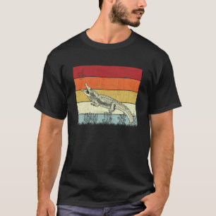 T-shirt Crocodiles Garçons Filles Crocodiles Vintages Retr