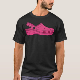 T-shirt Crocs Clog Neon Magenta Hot Rose Chaussure Classic