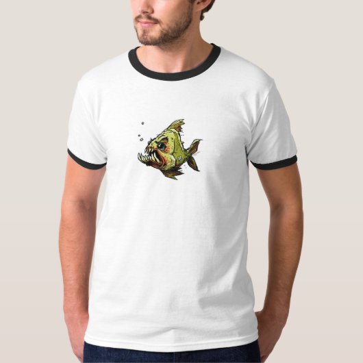 T-shirt crocs de poissons (Devant)