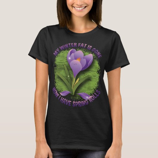 T-shirt Crocus de printemps (Devant)