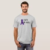 T-shirt Crohn/colite je déteste mes entrailles (Devant entier)