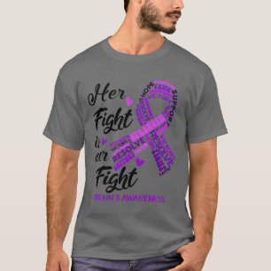 T-shirt Crohns Sensibilisation Son combat est notre combat