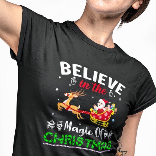 T-shirt Croire à la magie de Noël