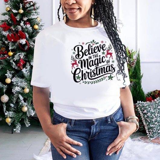 T-shirt Croire à la magie de Noël
