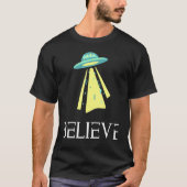T-shirt Croire Alien Chemise 1 (Devant)