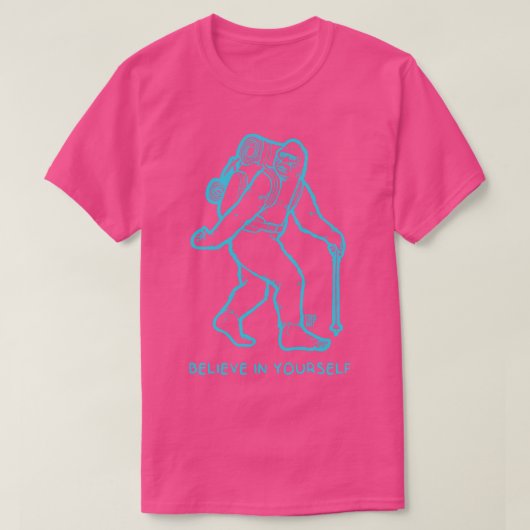 T-shirt croire bigfoot (Design devant)