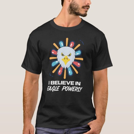 T-shirt Croire dans Eagle Powers Nacho Lucha Libre Lutte (Devant)