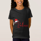 T-Shirt Croire En Buffalo De Noël Plaid Santa Hat Joyeux (Devant)