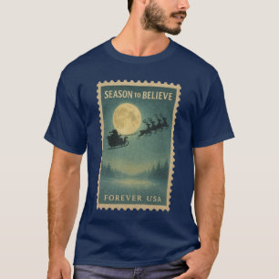 T-shirt Croire en la saison, porter la magie en avant