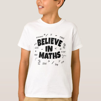 T-shirt Croire en maths