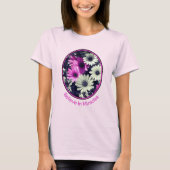 T-shirt Croire En Miracles Daisies Inspirationnel (Devant)