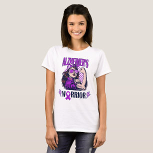 T-shirt Croire et combattre le guerrier d'Alzheimer