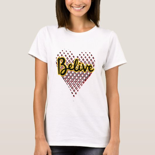 T-shirt croire l'amour (Devant)