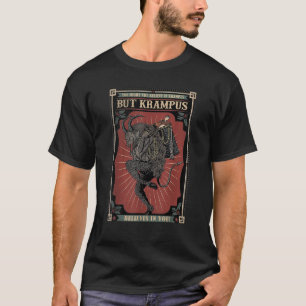 T-shirt Croire vintage En Krampus Mais Krampus Croit En