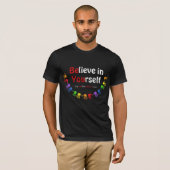 T-shirt Crois en toi-même (Devant entier)