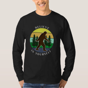 T-shirt Crois en toi-même Vintage Sunset Bigfoot