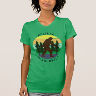 T-shirt Crois en toi-même Vintage Sunset Bigfoot