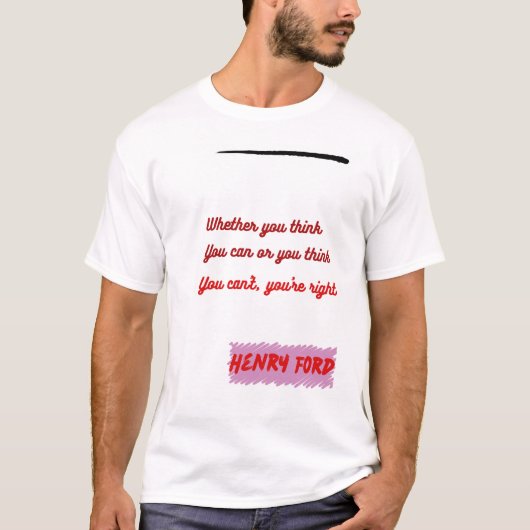 T-shirt "Crois et deviens" (Devant)