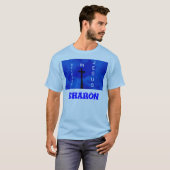 T-shirt CROISÉ BLEU de PAYS (Devant entier)