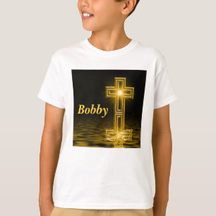 T-shirt croisé d'or