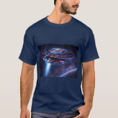 T-shirt Croiseur de l'espace lointain (Devant)