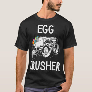 T-shirt Croiseur d'oeufs Monster Camion Garçons Enfants Fu