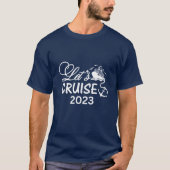 T-shirt Croisière 2023 Vacances en famille de groupe (Devant)