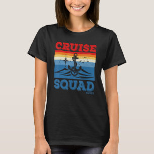 T-shirt Croisière 2023 Voyage d'été Famille Besties Reuni