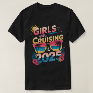 T-shirt Croisière 2025 Croisière Voyage de vacances drôle 