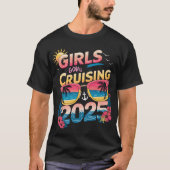 T-shirt Croisière 2025 Croisière Voyage de vacances drôle  (Devant)